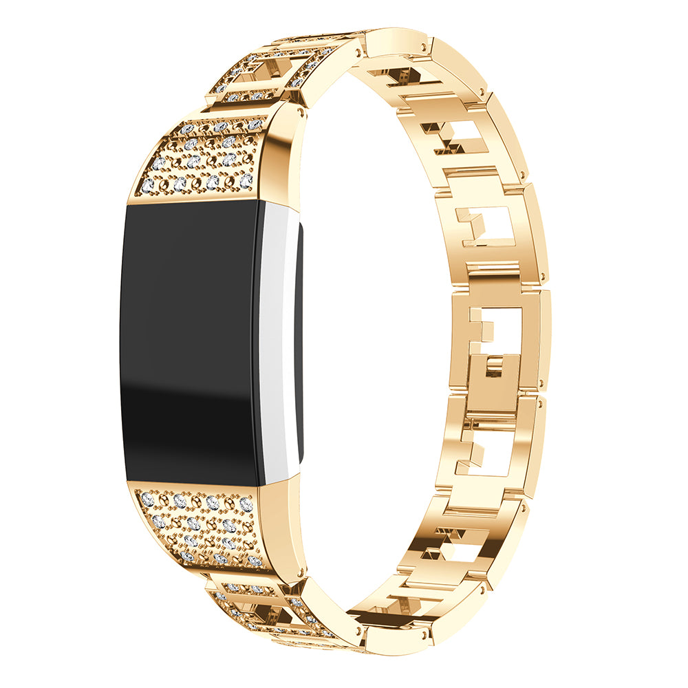 Alloy Band with Rhinestones for Fitbit Charge 2