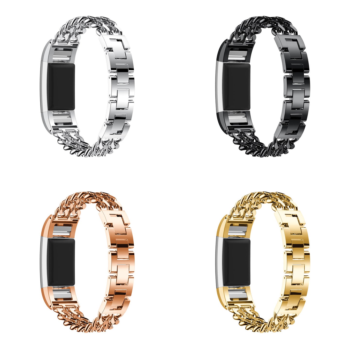 Chain Link Bracelet for Fitbit Charge 2