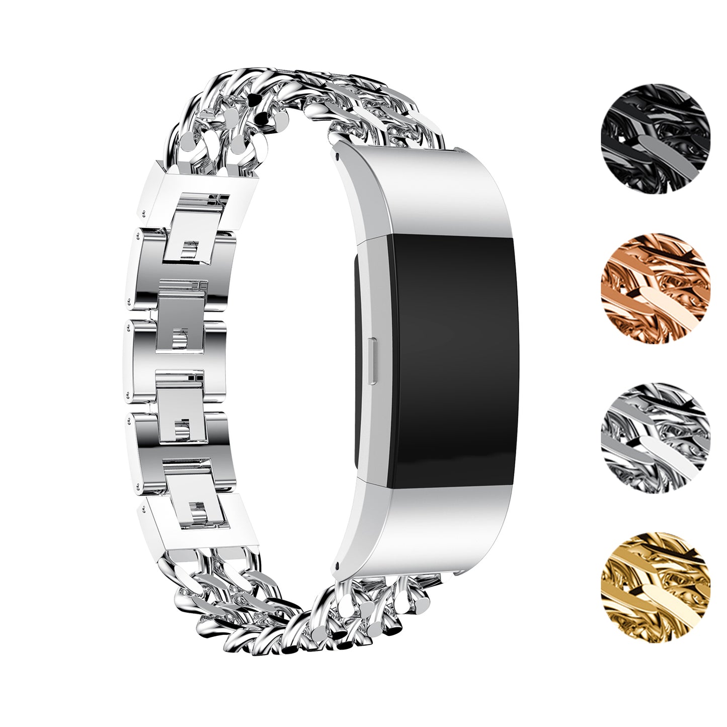Chain Link Bracelet for Fitbit Charge 2