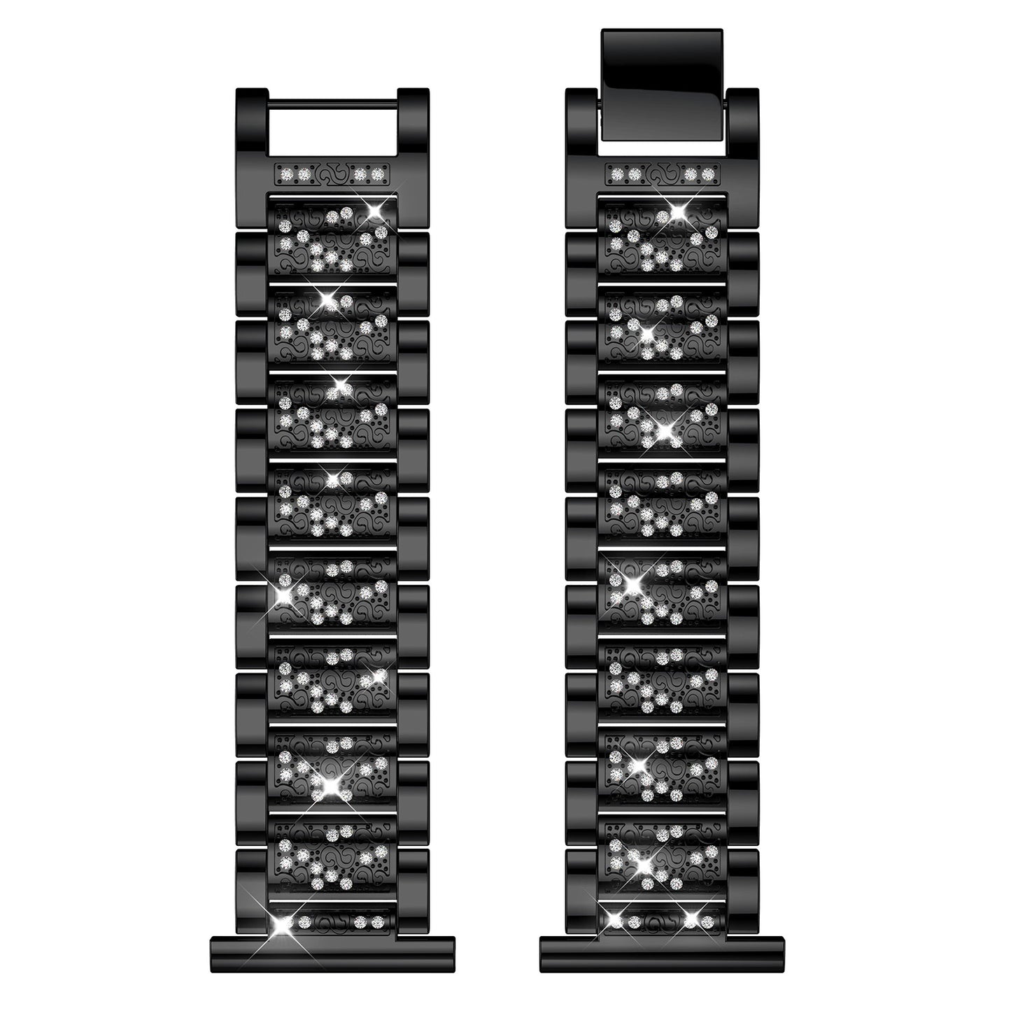 Link Strap w/ Rhinestones for Fitbit Versa & Versa 2