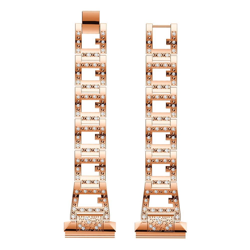 Alloy Link Band w/ Rhinestones for Fitbit Versa & Versa 2