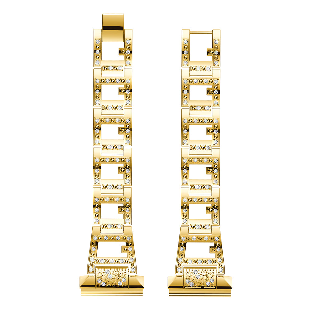 Alloy Link Band w/ Rhinestones for Fitbit Versa & Versa 2