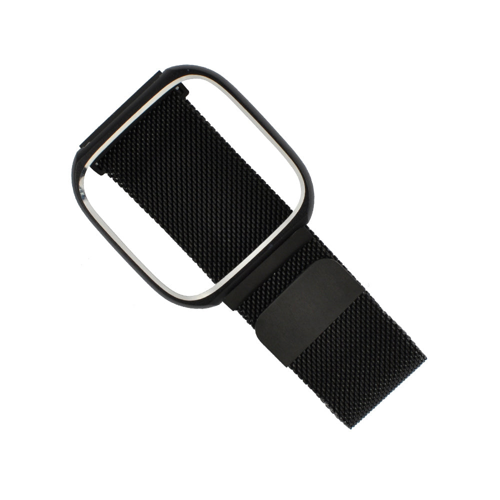 Milanese Mesh Strap w/ Case Protector for Fitbit Versa