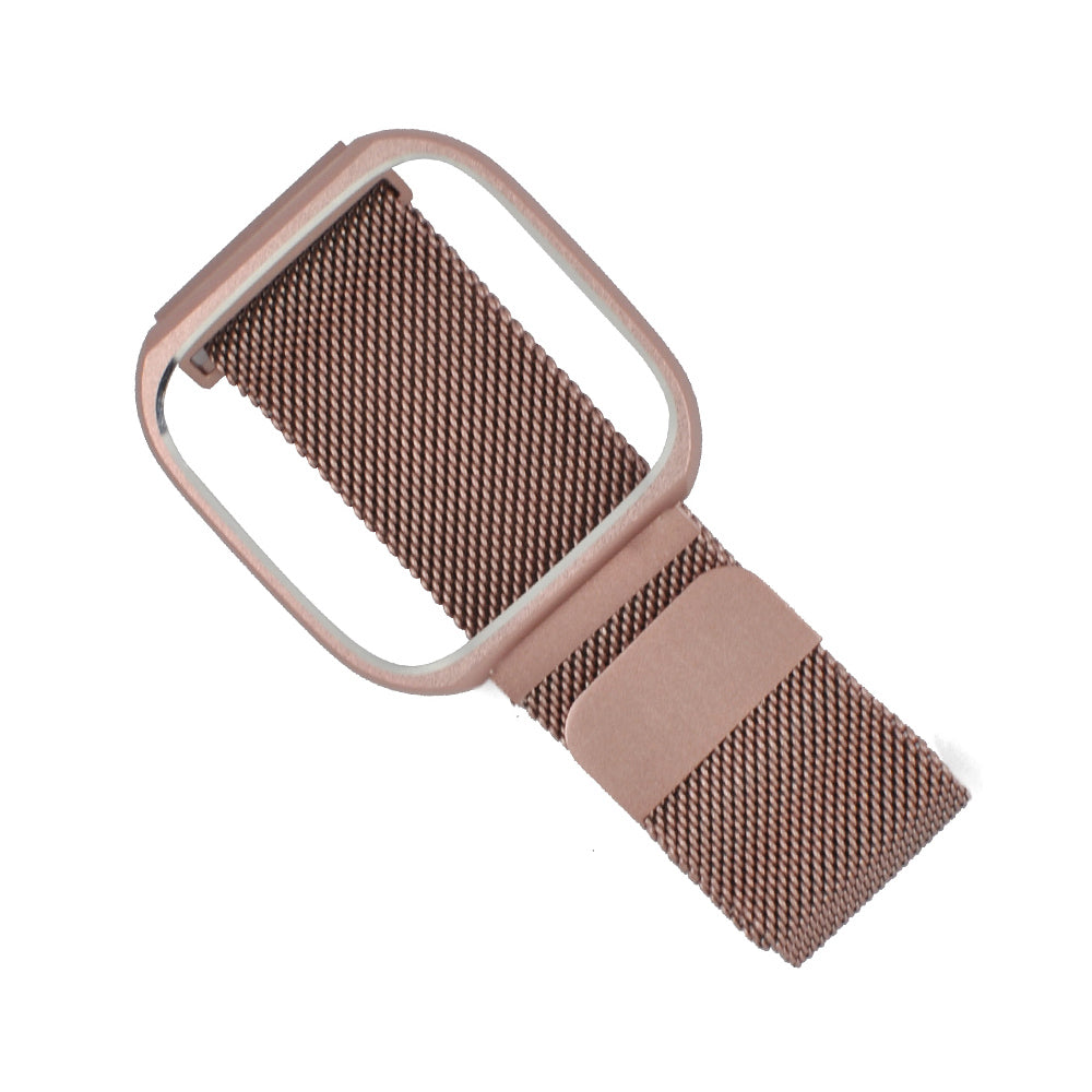 Milanese Mesh Strap w/ Case Protector for Fitbit Versa