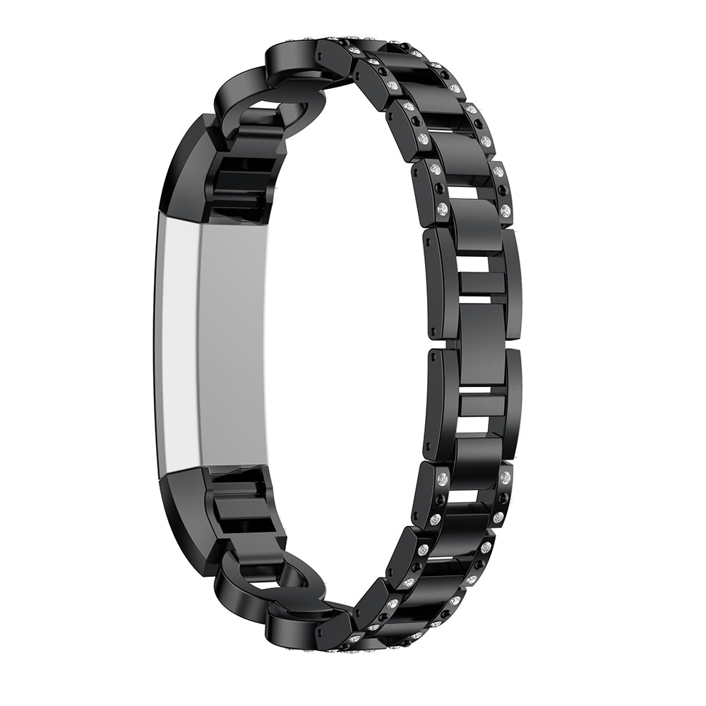 Alloy Link Strap w/ Rhinestones for Fitbit Alta & Alta HR
