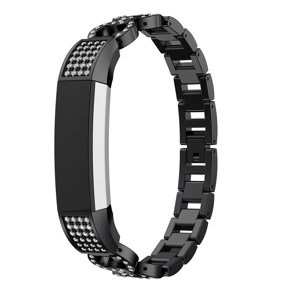 Alloy Link Strap w/ Rhinestones for Fitbit Alta & Alta HR