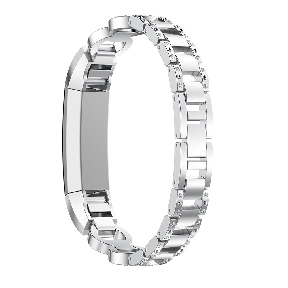 Alloy Link Strap w/ Rhinestones for Fitbit Alta & Alta HR