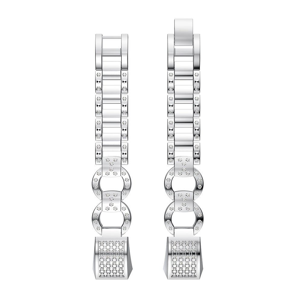 Alloy Link Strap w/ Rhinestones for Fitbit Alta & Alta HR