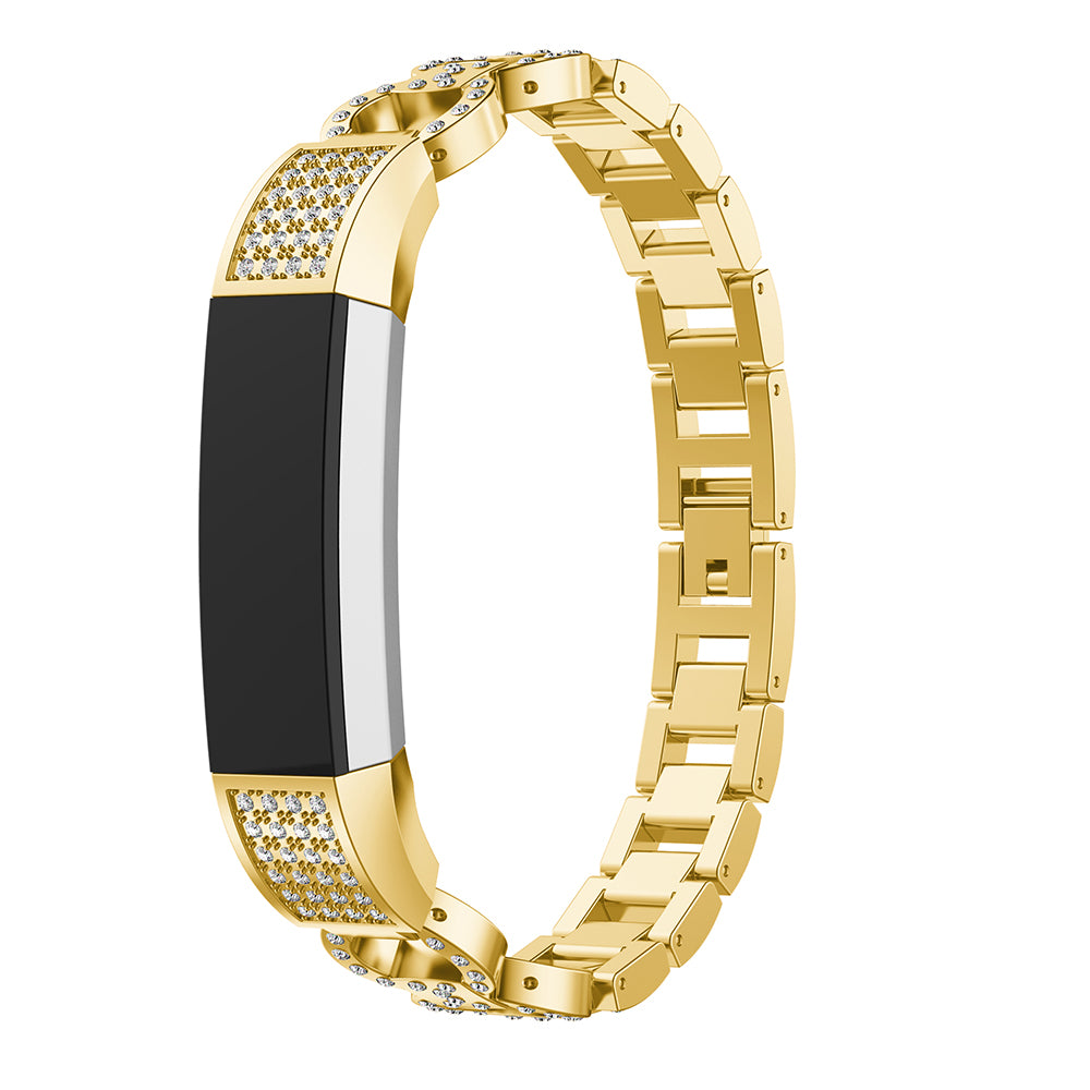 Alloy Link Strap w/ Rhinestones for Fitbit Alta & Alta HR