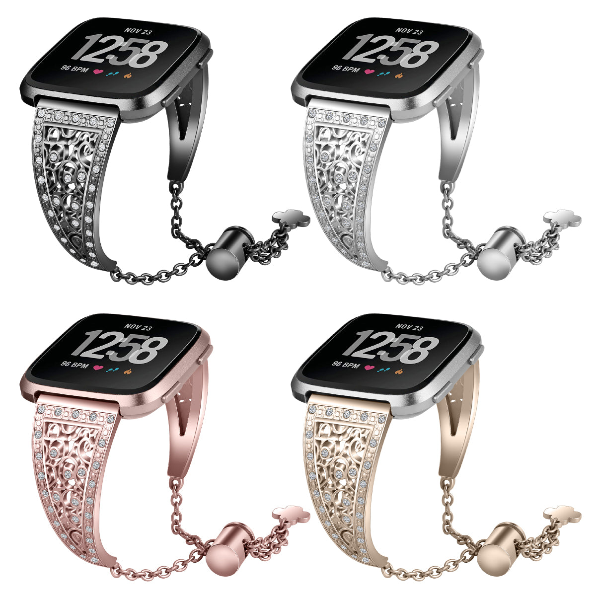 Cuff & Chain Bracelet for Fitbit Sense