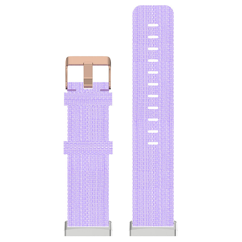 Canvas Strap with Rose Gold Buckle for Fitbit Versa 3