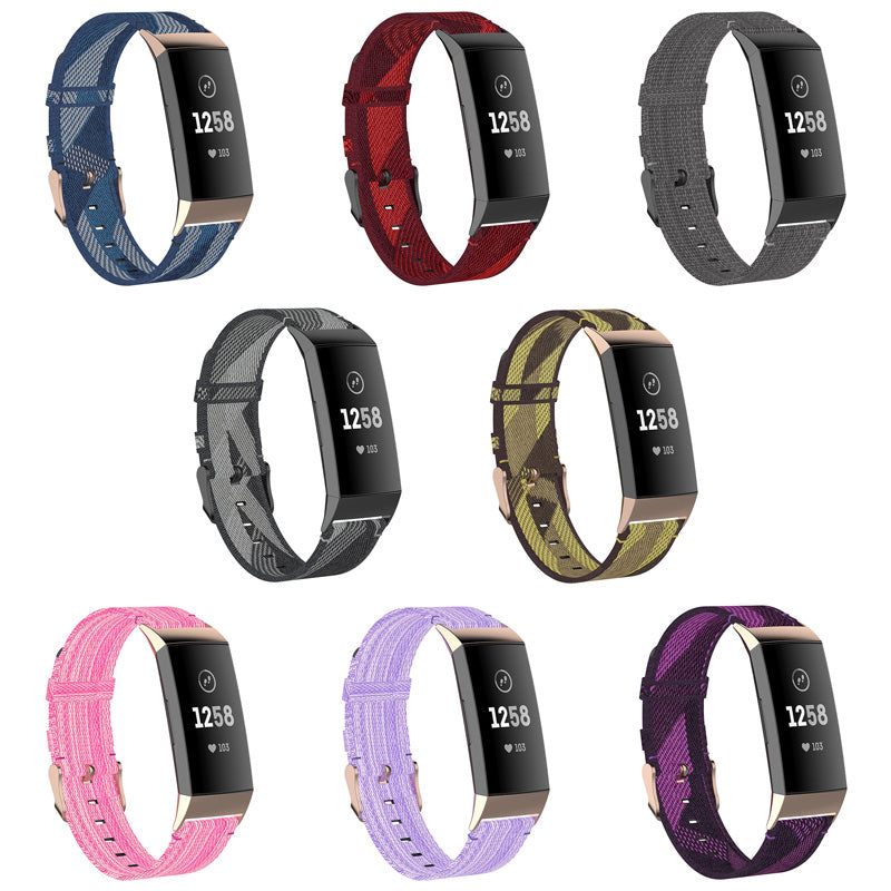 Woven Nylon Band for Fitbit Charge 4 & Charge 3