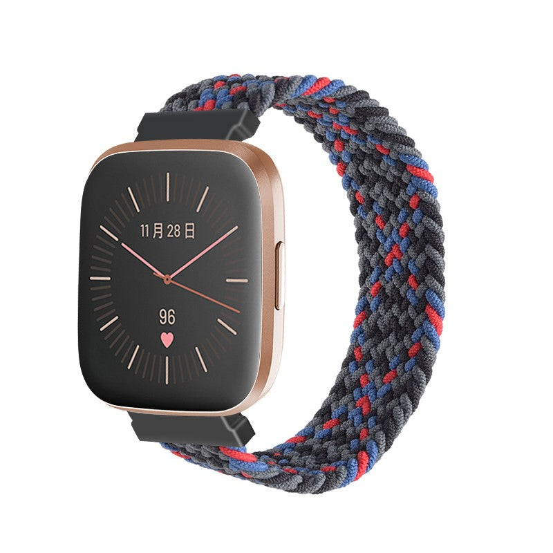 Woven Patterned Elastic Strap for Fitbit Versa & Versa 2