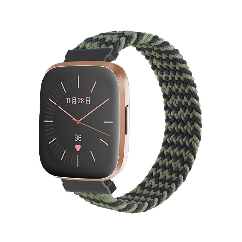 Woven Patterned Elastic Strap for Fitbit Versa & Versa 2