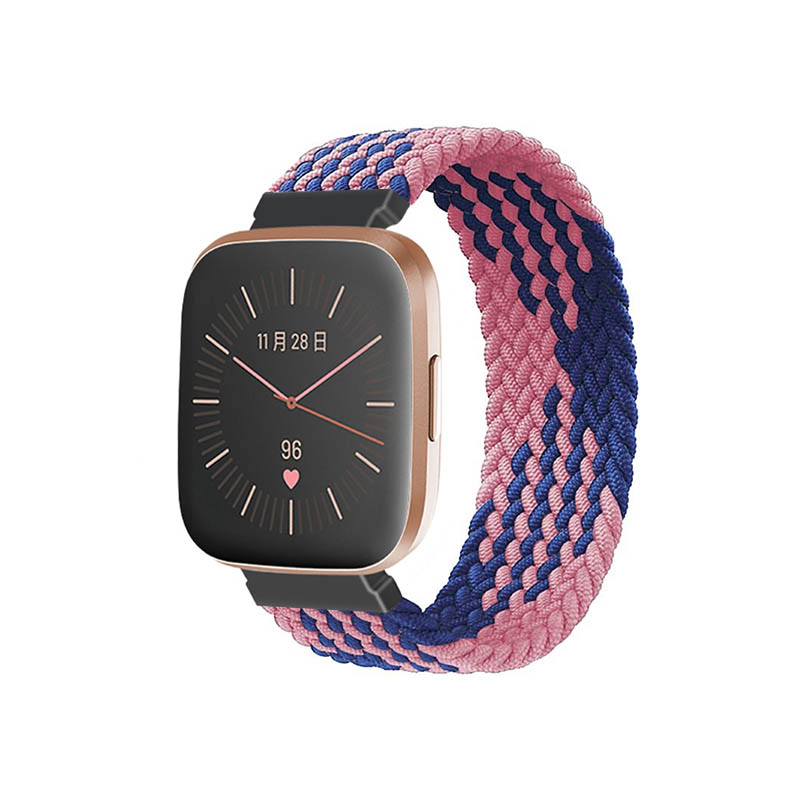 Woven Patterned Elastic Strap for Fitbit Versa & Versa 2