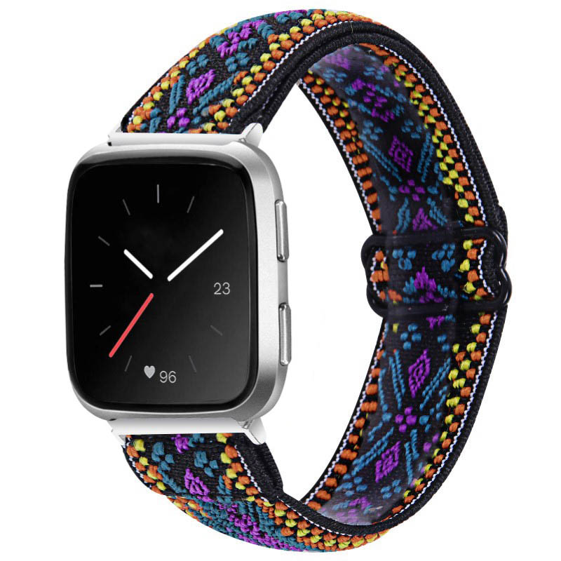 Funky Pattern Elastic Band for Fitbit Versa & Versa 2