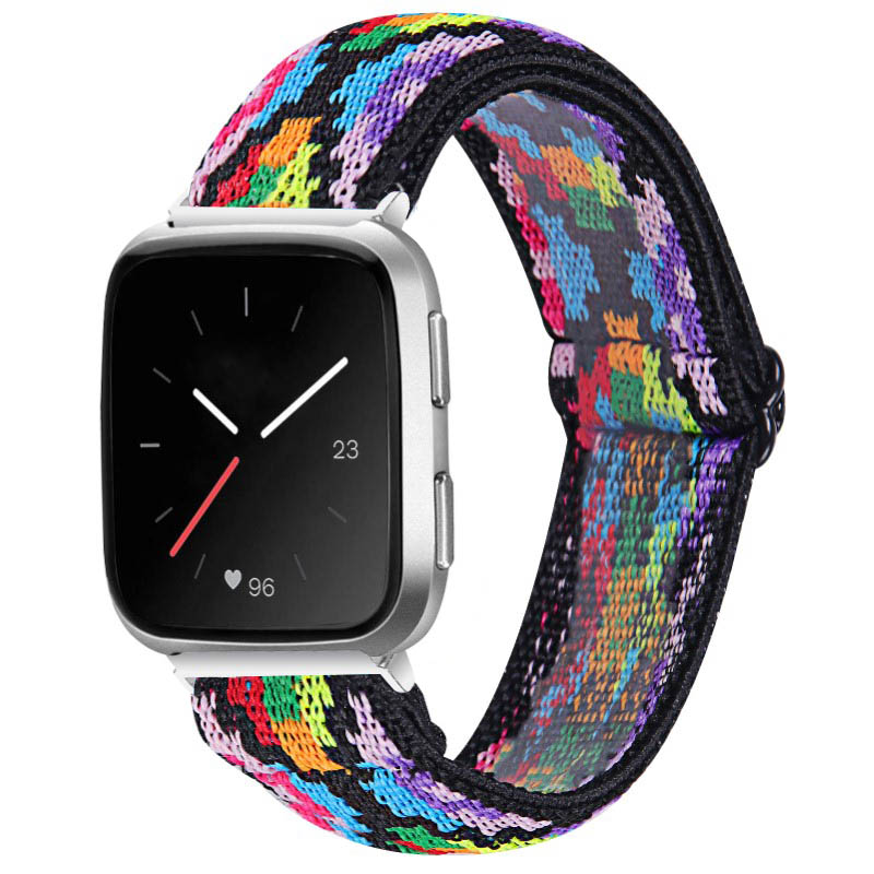 Funky Pattern Elastic Band for Fitbit Versa & Versa 2