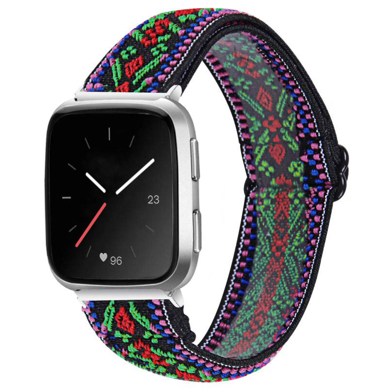 Funky Pattern Elastic Band for Fitbit Versa & Versa 2
