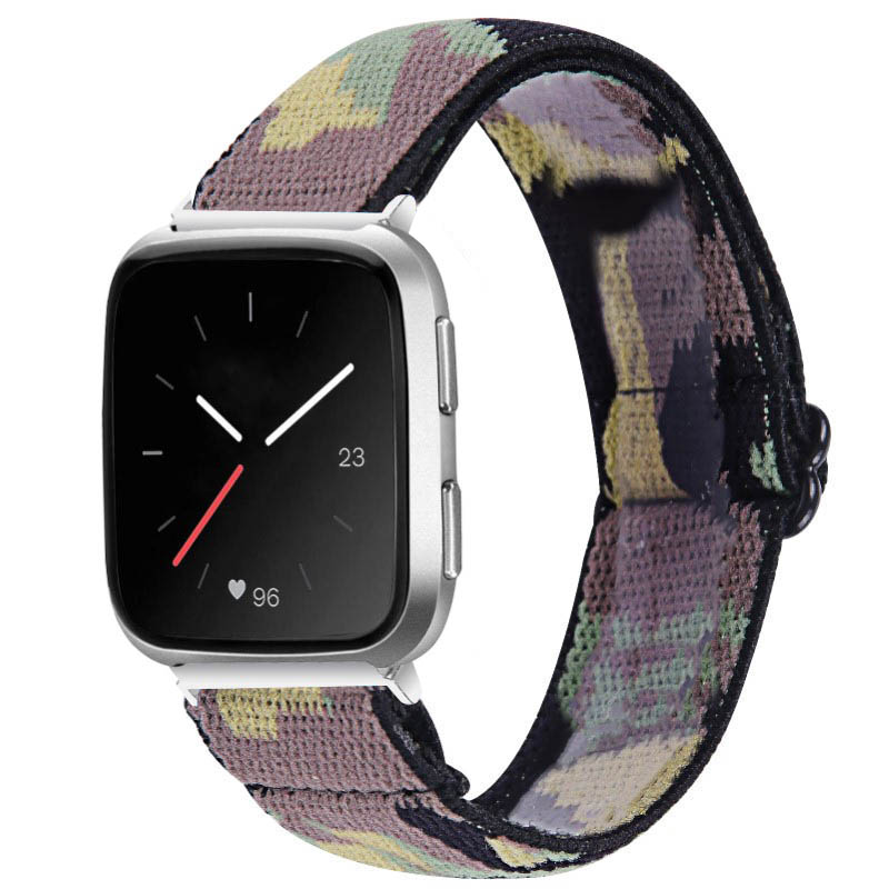Funky Pattern Elastic Band for Fitbit Versa & Versa 2