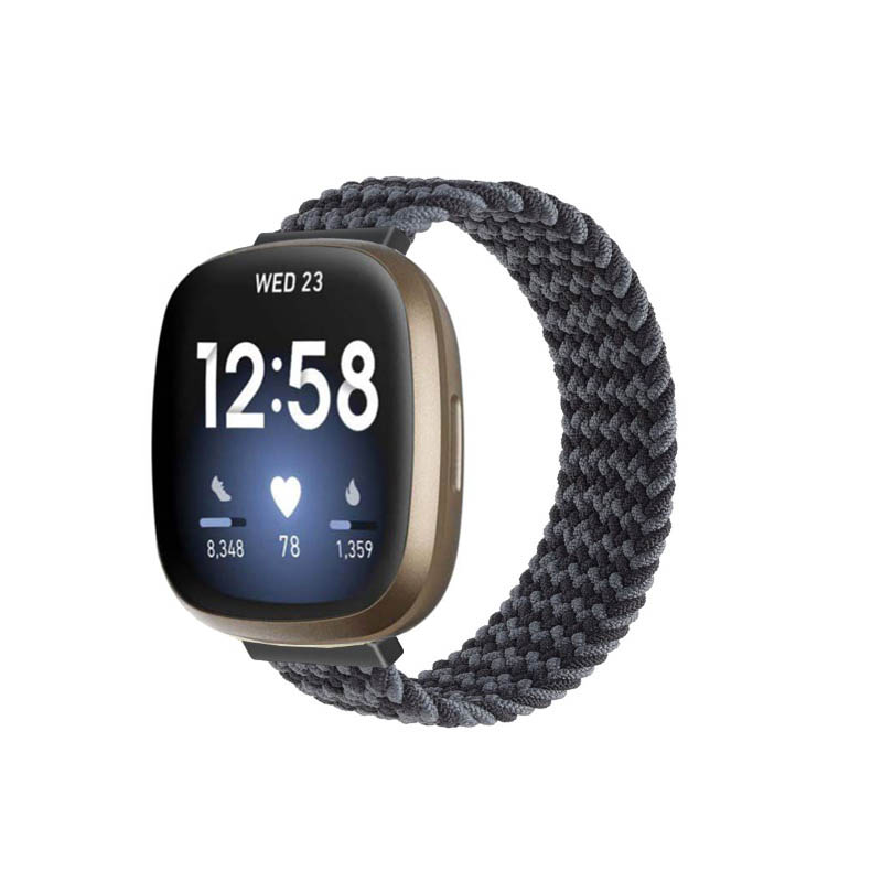 Woven Patterned Elastic Strap for Fitbit Versa 3
