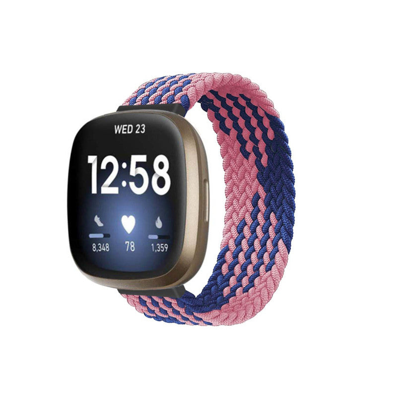 Woven Patterned Elastic Strap for Fitbit Versa 3