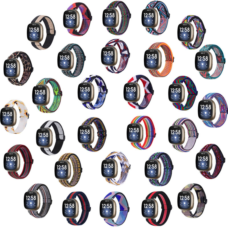 Funky Pattern Elastic Band for Fitbit Versa & Versa 2