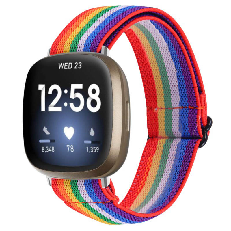 Funky Pattern Elastic Band for Fitbit Versa 3