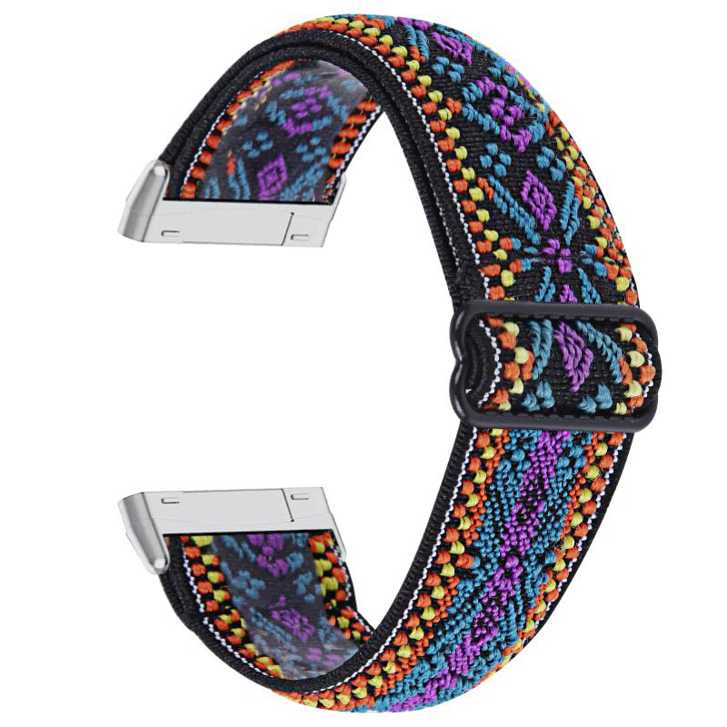 Funky Pattern Elastic Band for Fitbit Versa 3