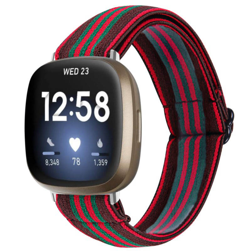 Funky Pattern Elastic Band for Fitbit Versa 3