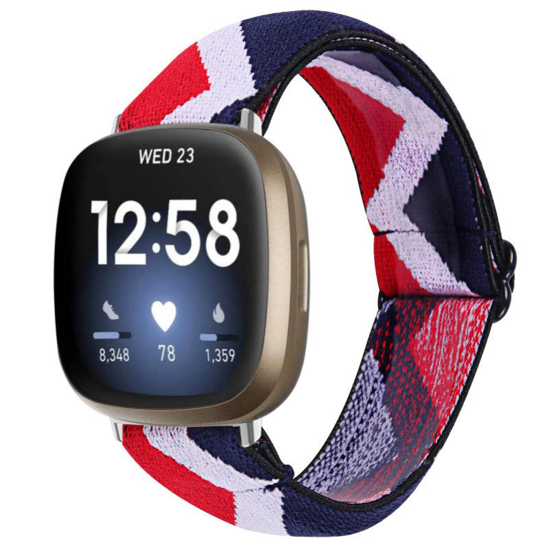 Funky Pattern Elastic Band for Fitbit Versa 3