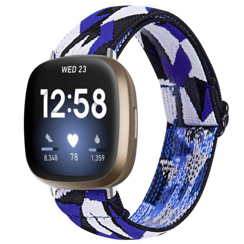 Funky Pattern Elastic Band for Fitbit Versa 3