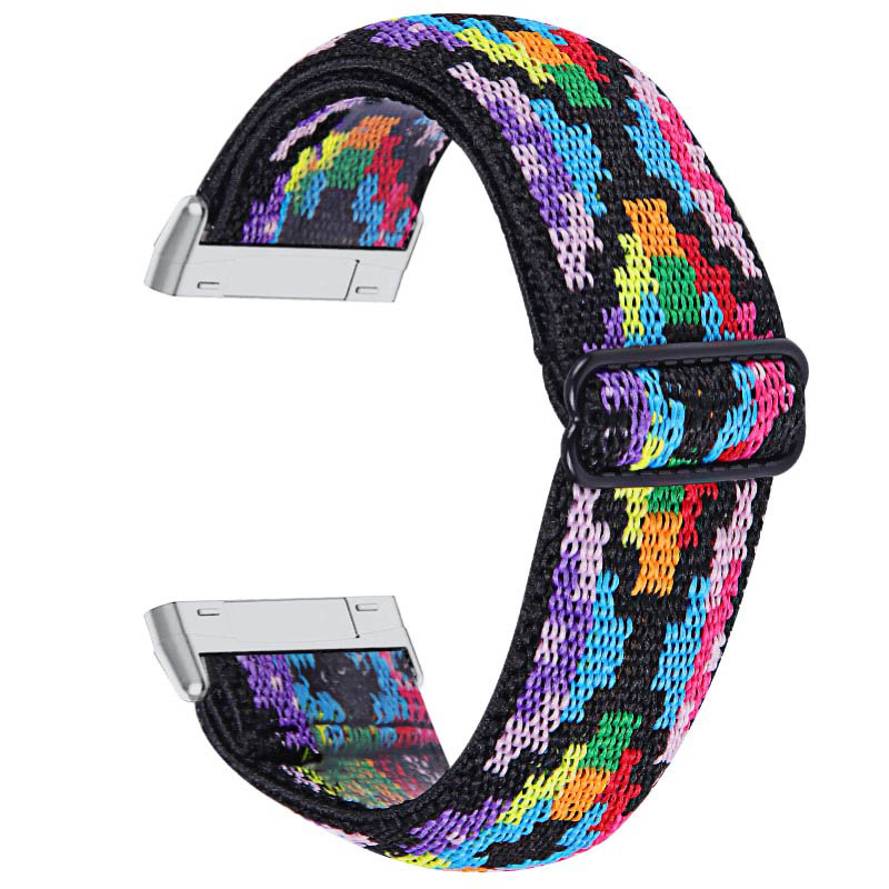 Funky Pattern Elastic Band for Fitbit Versa 3