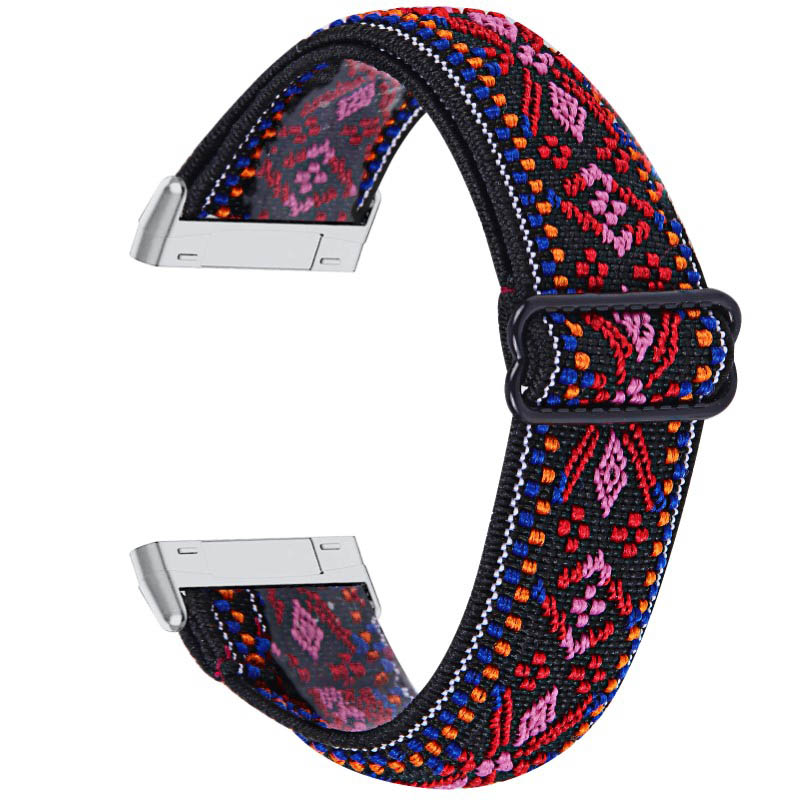 Funky Pattern Elastic Band for Fitbit Versa 3