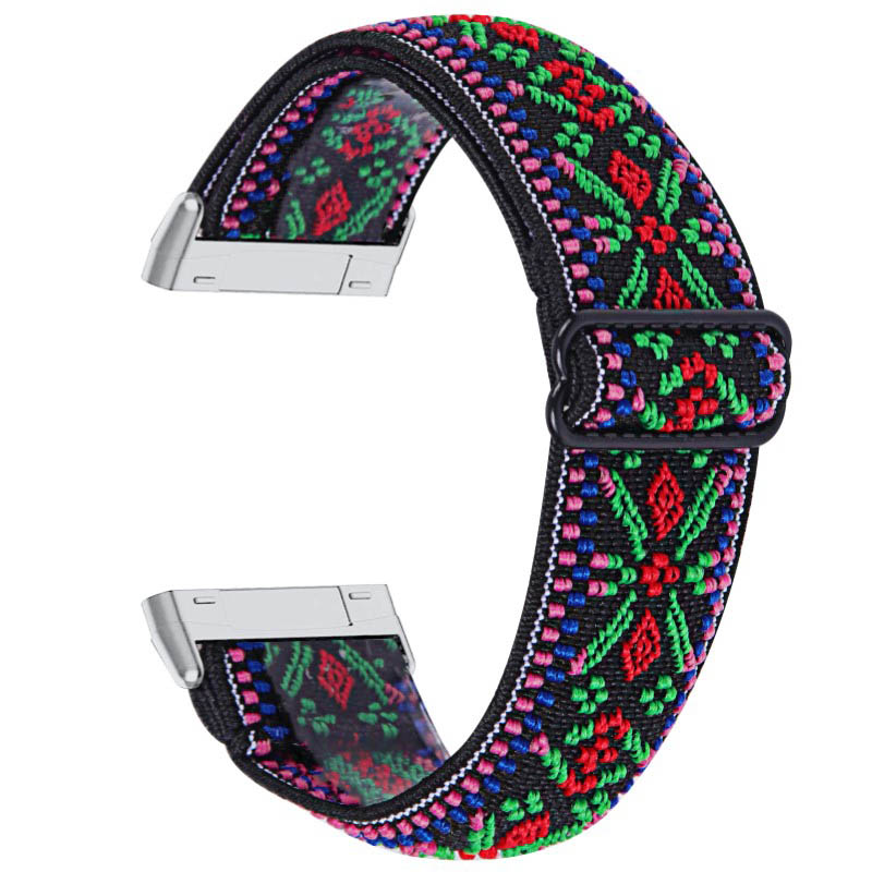 Funky Pattern Elastic Band for Fitbit Versa 3