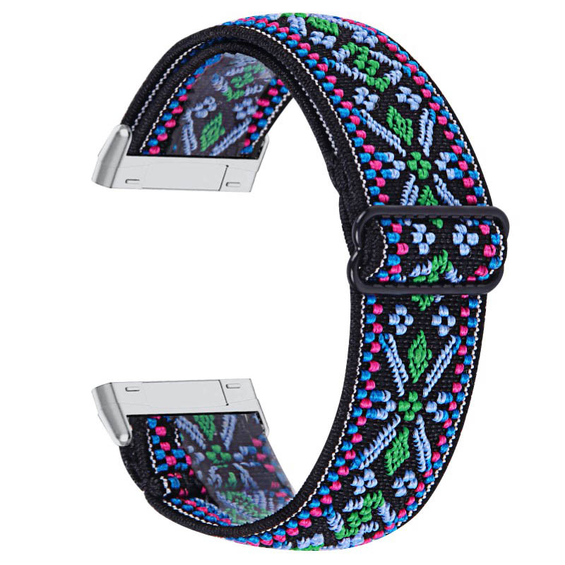 Funky Pattern Elastic Band for Fitbit Versa 3
