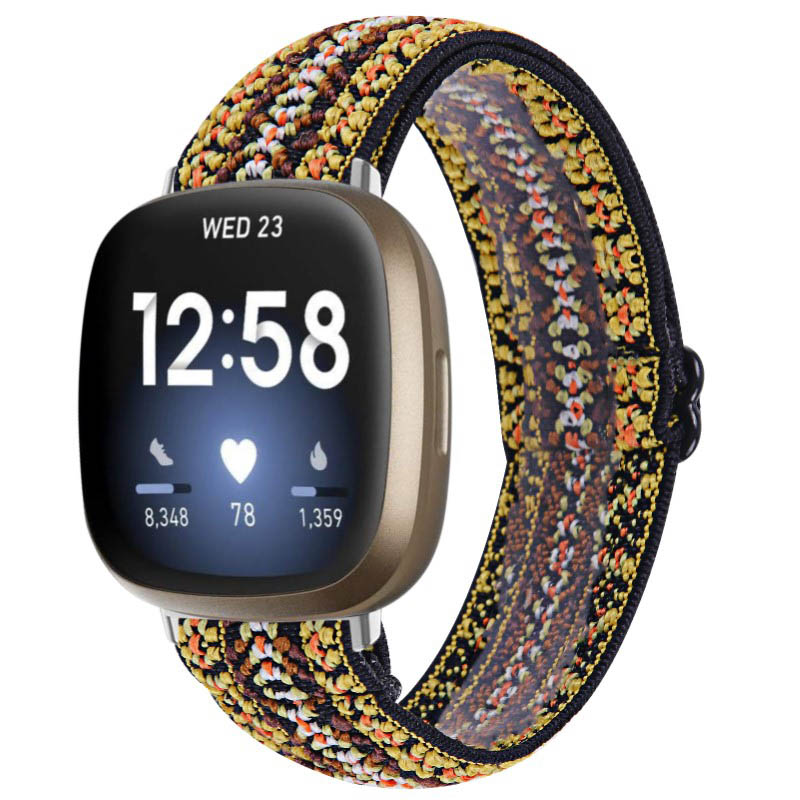 Funky Pattern Elastic Band for Fitbit Versa 3