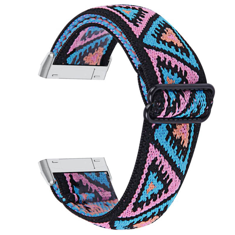 Funky Pattern Elastic Band for Fitbit Versa 3