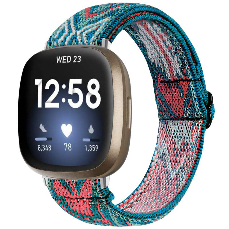 Funky Pattern Elastic Band for Fitbit Versa 3