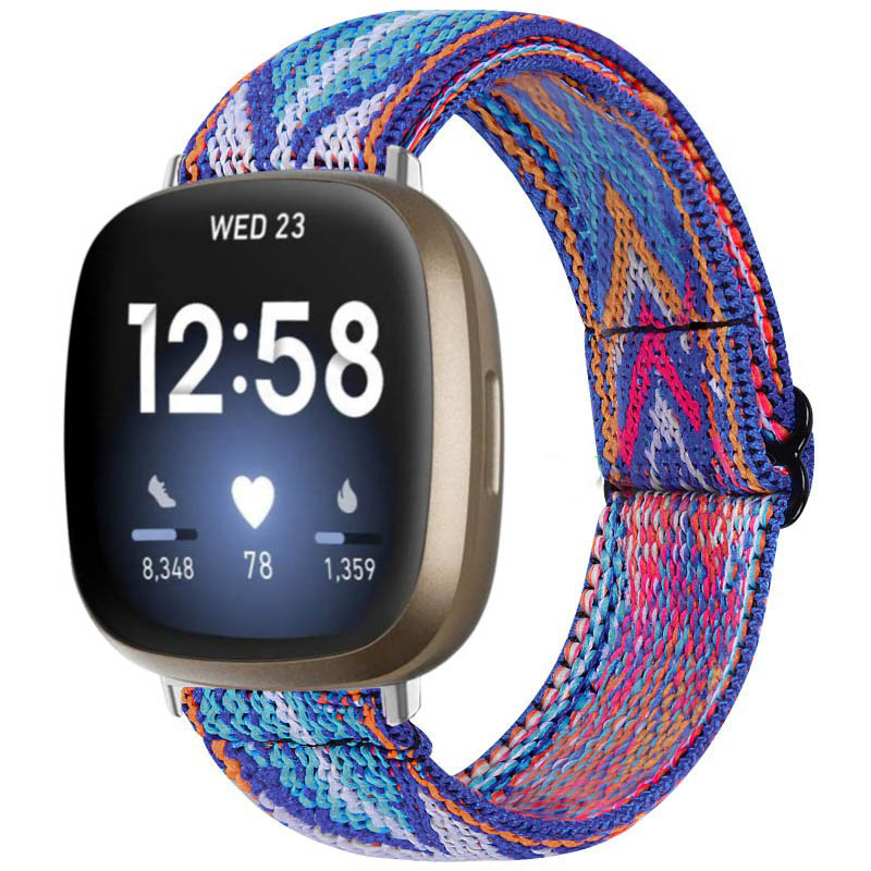Funky Pattern Elastic Band for Fitbit Versa 3