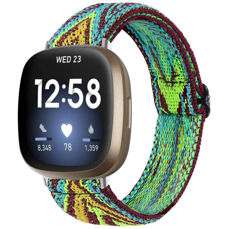 Funky Pattern Elastic Band for Fitbit Versa 3