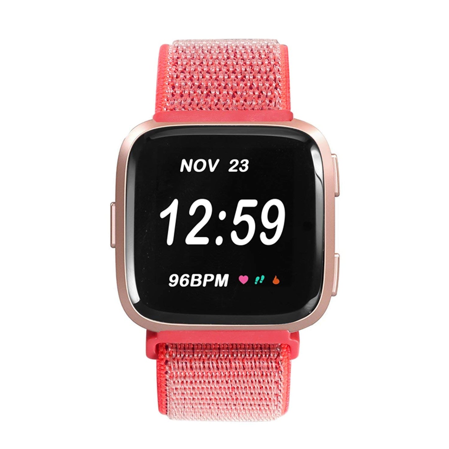 Hook and Loop Nylon Strap for Fitbit Versa & Versa 2