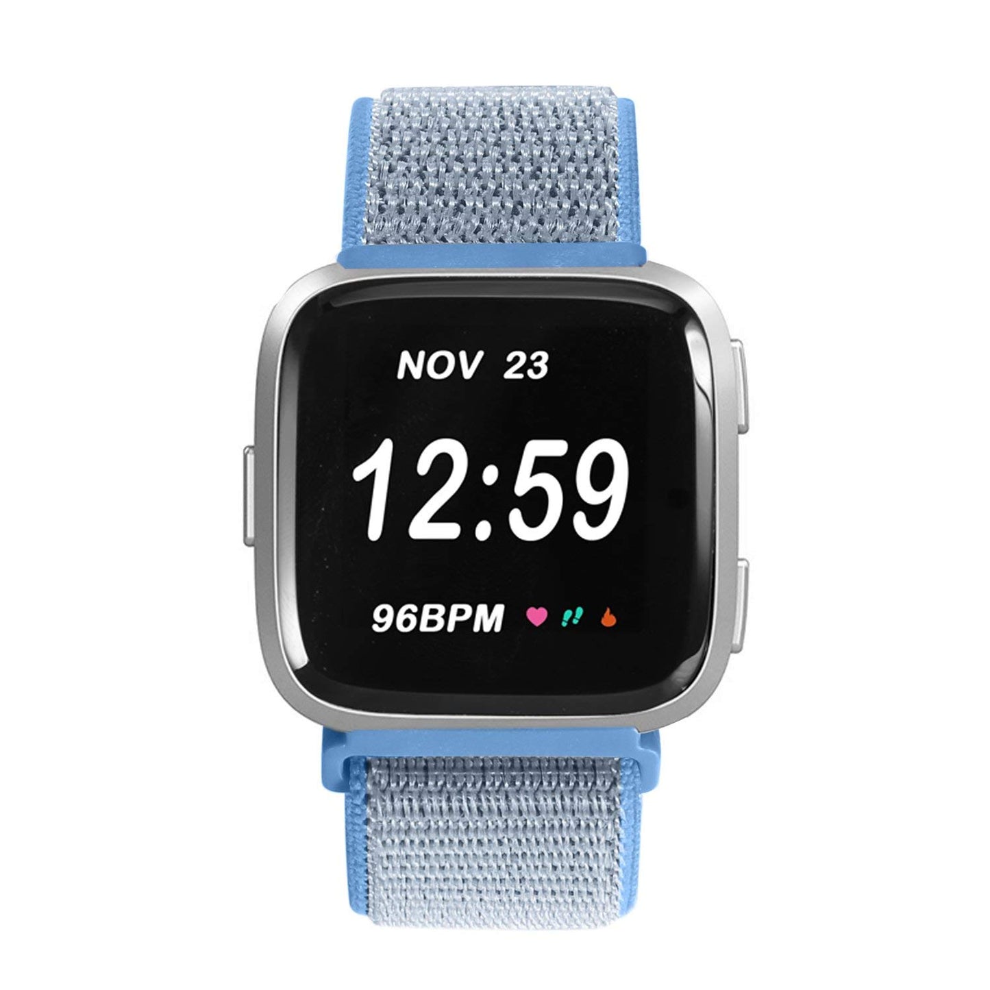 Hook and Loop Nylon Strap for Fitbit Versa & Versa 2