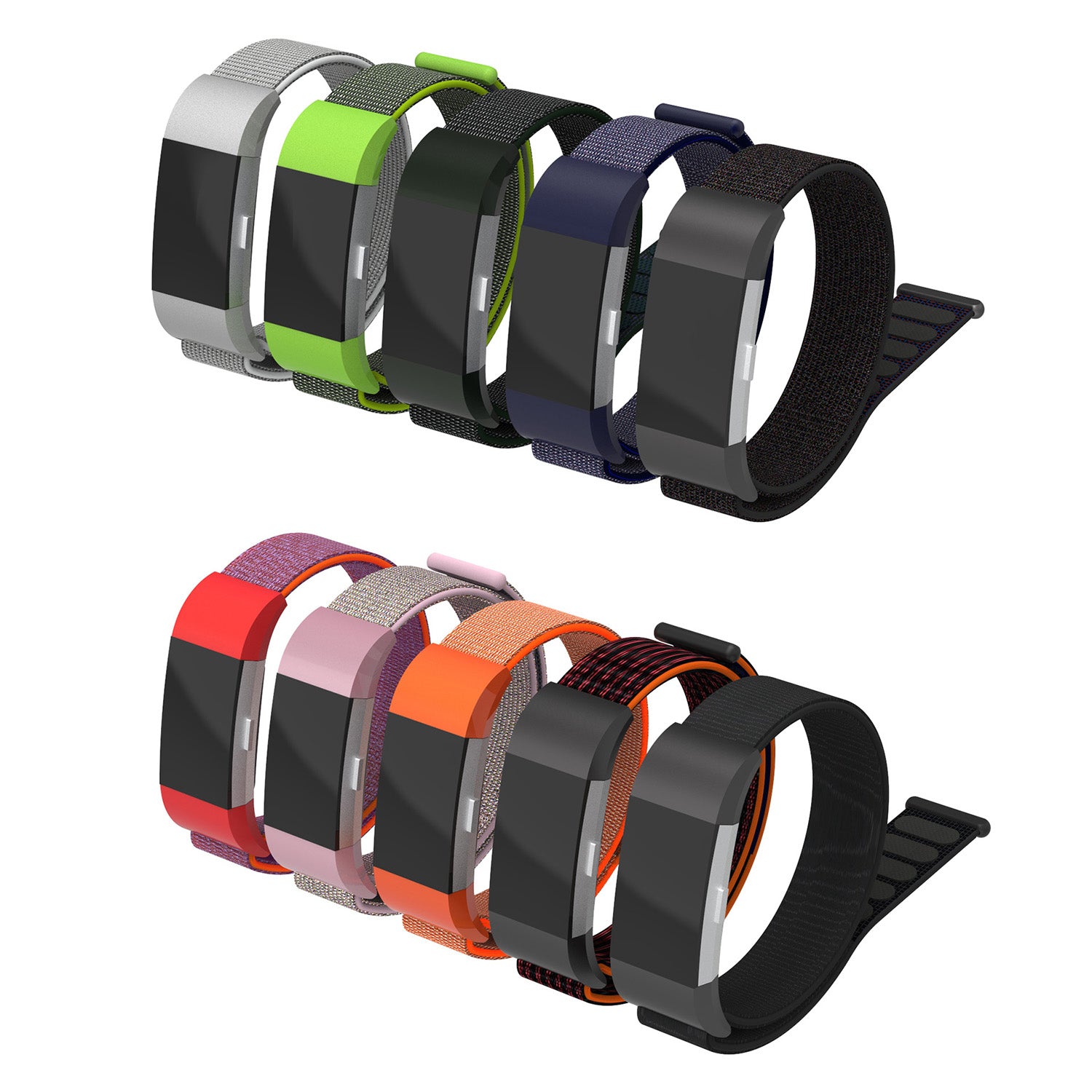 Strapsco Fitbit Charge Cloth Band Nylon Strap For Fitbit Charge