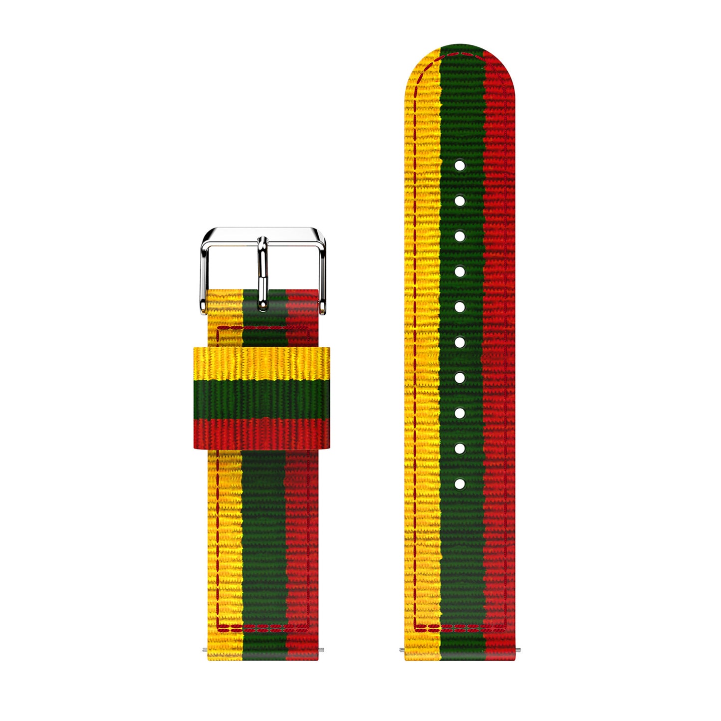 Striped Nylon Strap for Fitbit Versa & Versa 2