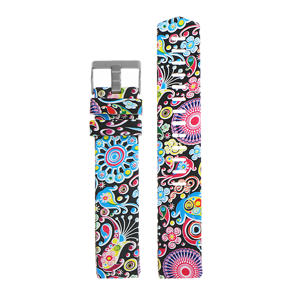 Patterned Silicone Strap for Fitbit Charge 2
