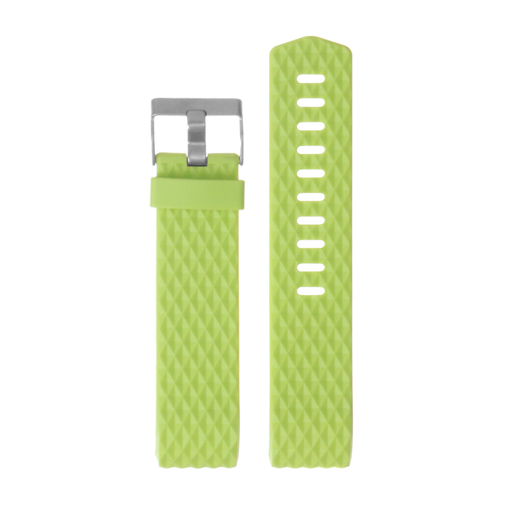 Silicone Strap with Diamond Pattern for Fitbit Charge 2