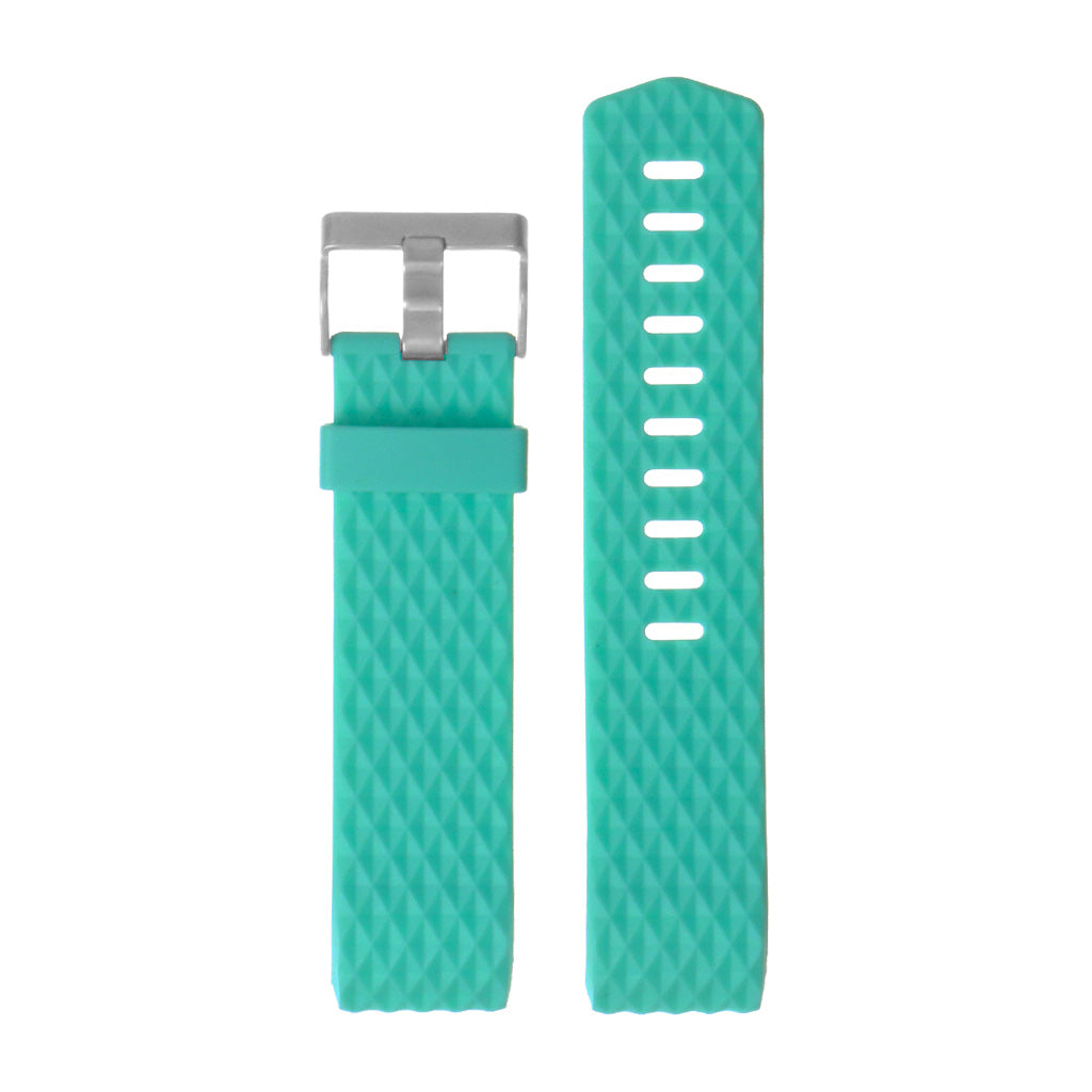 Silicone Strap with Diamond Pattern for Fitbit Charge 2