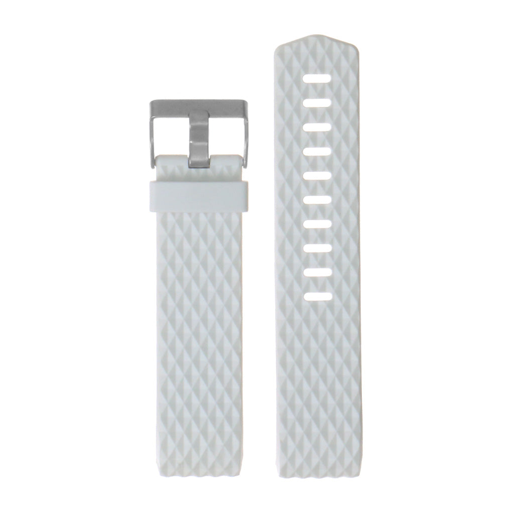 Silicone Strap with Diamond Pattern for Fitbit Charge 2