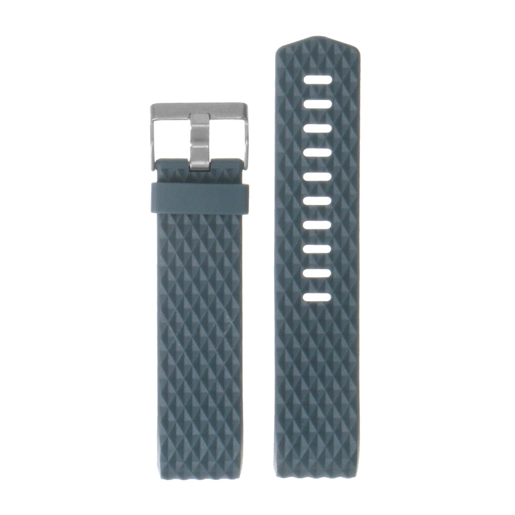 Silicone Strap with Diamond Pattern for Fitbit Charge 2