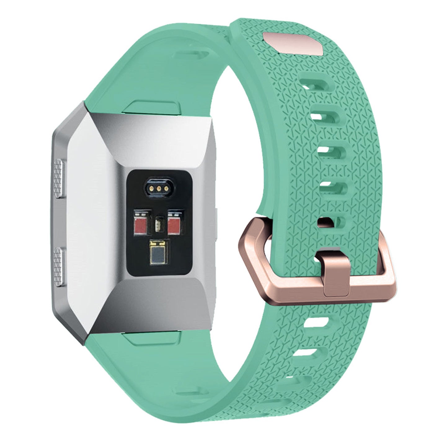 Rubber Strap w/ Rose Gold Buckle for Fitbit Ionic